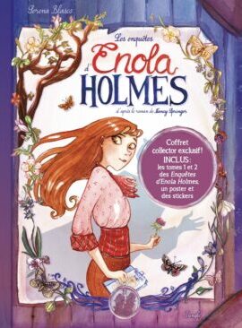 Coffret Les enquêtes d'Enola Holmes T1 + T2
